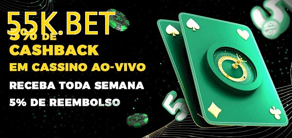 Promoções do cassino ao Vivo 55K.BET